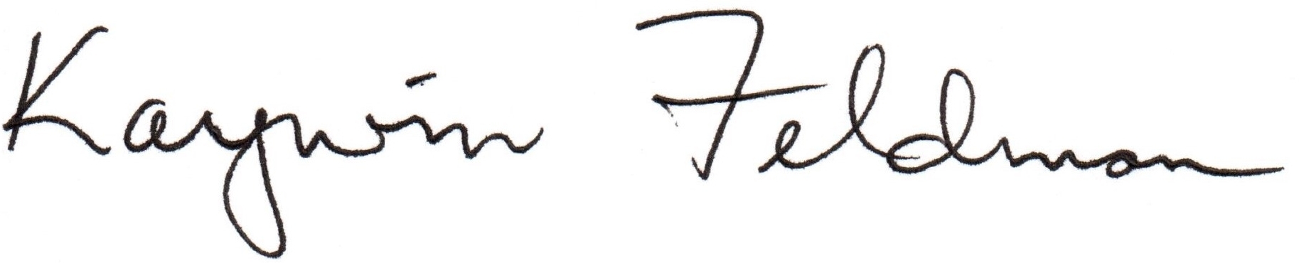 Signature of Kaywin Feldman